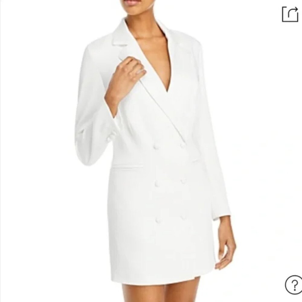 NWT Lucy Paris Blazer White Dress Size X-Small